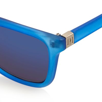 Boys blue retro sunglasses